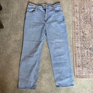 Abercrombie Curve Love The Ankle Straight Ultra High Rise Jeans